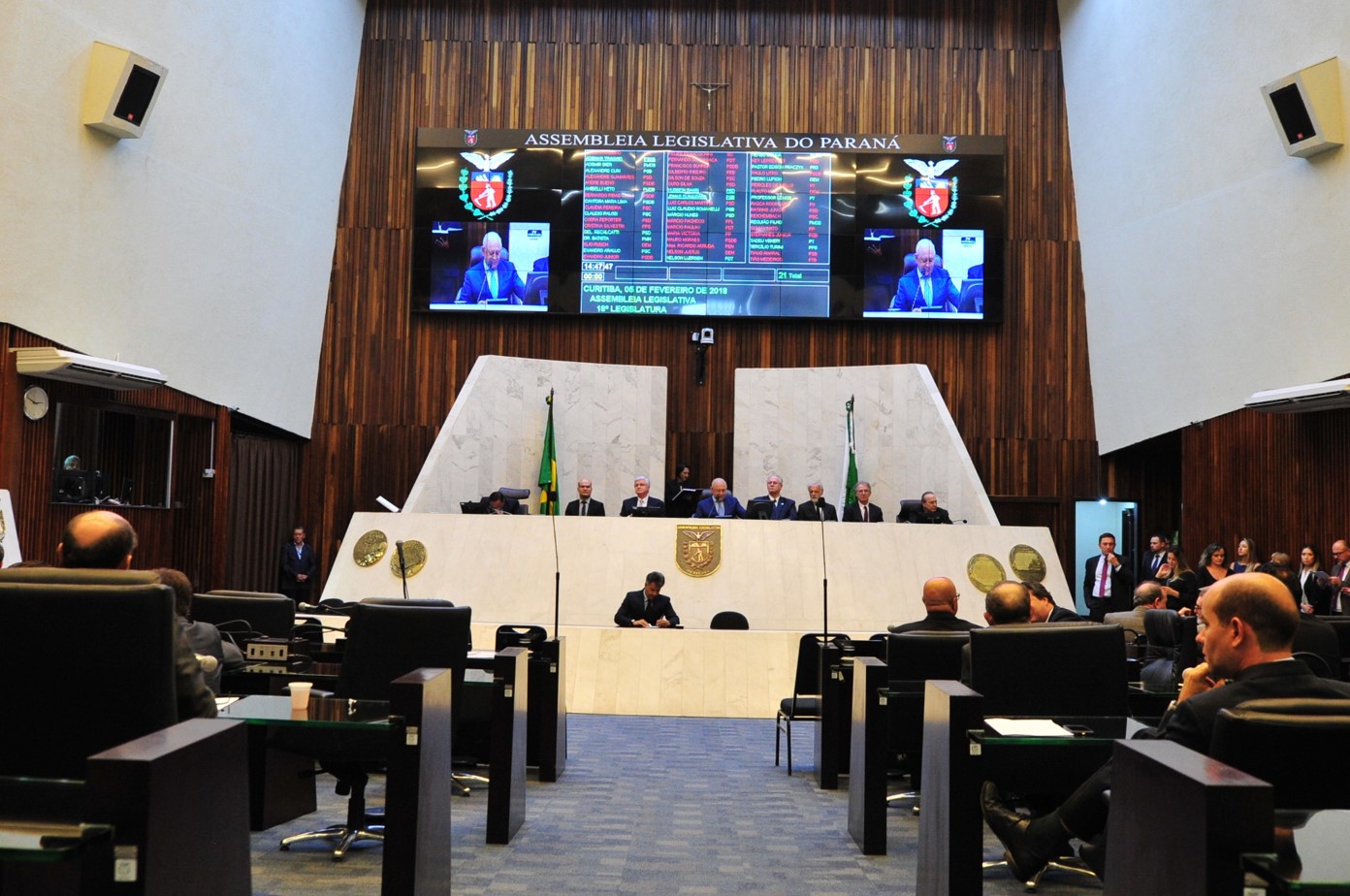 Primeira sessão ALEP 2018