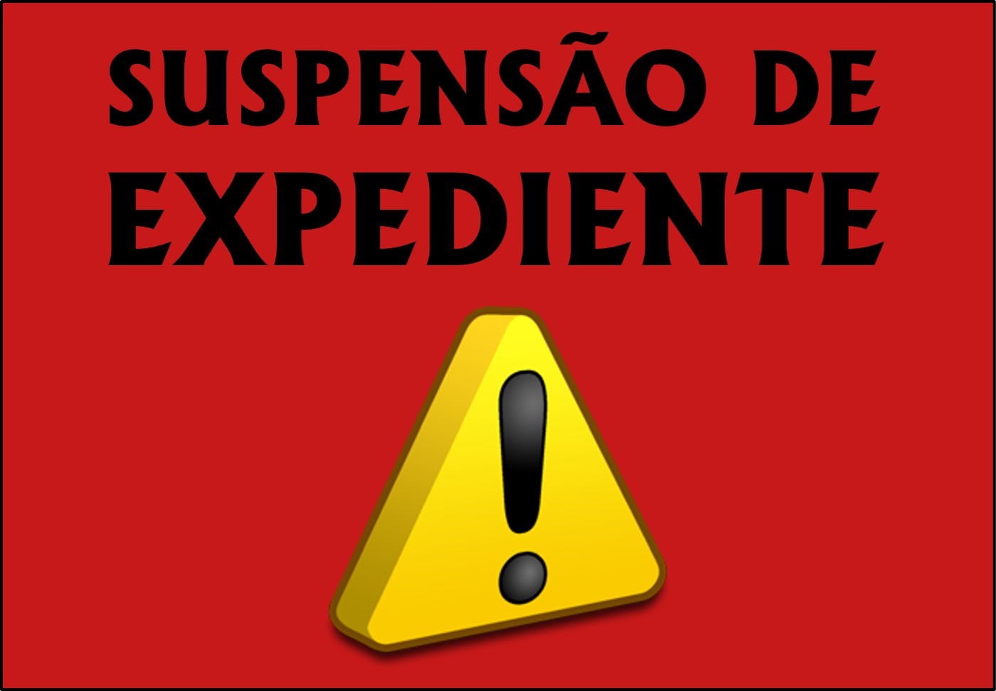 Suspensão Expediente
