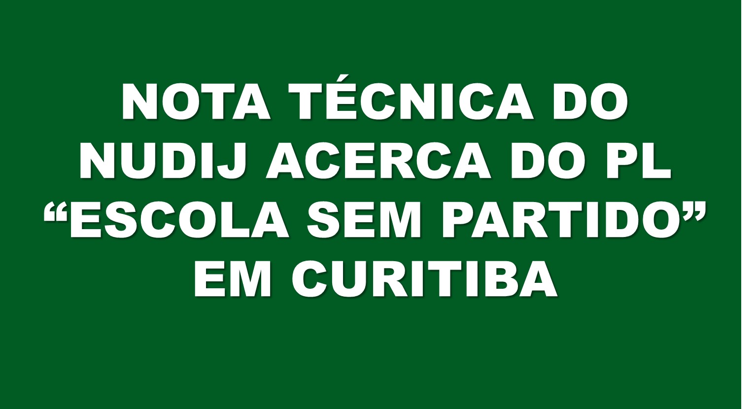 NT ESCOLA SEM PARTIDO