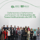Defensoras e Defensores participam do VI Encontro de Teses da instituição