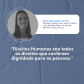 "Direitos humanos são todos os direitos que conferem dignidade para as pessoas." Monia Regina Damião Serafim, defensora pública das áreas Criminal e de Execução Penal na sede da DPE-PR em Ponta Grossa.