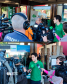 Imagem que mostra o defensor público Cainan Meira sendo entrevistado por diversas emissoras de TV.