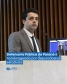 Imagem do Defensor público-geral André Giamberardino, no púlpito da Assembleia Legislativa do Paraná, em discurso durante homenagem à instituição. 