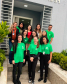 Imagem com foto da equipe da Defensoria Pública do Estado do Paraná (DPE-PR) que atuou na ação "Defensoria Para Elas".