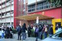 Imagem com foto da primeira fase do V Concurso da DPE-PR.
