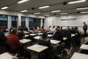 Imagem com foto da primeira fase do V Concurso da DPE-PR.