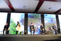 Foto com imagem de cobertura da abertura do 1º Congresso de Tecnologia das Defensorias