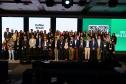 Imagem com foto de cobertura do encerramento do 1º Congresso de Tecnologia das Defensorias