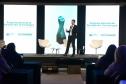 Imagem com foto de cobertura do encerramento do 1º Congresso de Tecnologia das Defensorias