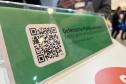 Imagem mostra QR Code em close que leva aos serviços da Defensoria Pública do Paraná.