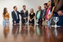 Marcel Jeronymo Lima Oliveira fala para autoridades e lideranças de movimentos sociais durante a posse como ouvidor-geral da Defensoria Pública do Estado do Paraná.
