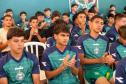 Atletas de base do Coritiba participam de palestra da DPE-PR. 