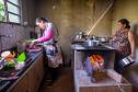 Cozinha de uma das casas no Quilombo Estreitinho.