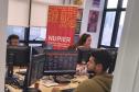 Equipe do Nupier na sede dos Núcleos da DPE-PR