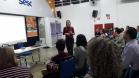 Assistente Social da sede Cascavel da DPPR palestra no Programa Mesa Brasil
