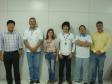 Da esquerda para direita: Helder Taguchi, juiz auxiliar; Willian Jorge de Oliveira, servidor do TJ-PR; Vania Maria Forlin, defensora pública; Ricardo Martins, servidor do TJ-PR; Moacir Antônio Dala Costa, juiz; e Octacílio Sacerdote Filho, promotor de Justiça.
