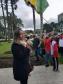 A manifestação ocorreu em frente à Prefeitura de Curitiba e contou com a presença da Dra. Olenka Lins, Coordenadora do NUFURB - Núcleo Itinerante das Questões Fundiárias e Urbanísticas da Defensoria Pública do Estado do Paraná e o Defensor Auxiliar Dr. Vitor Eduardo Tavares.