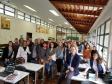 Dra. Olenka Lins com o grupo de alunos de Arquitetura e Urbanismo da UFPR.