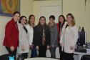 Observa-se setes pessoas, as quais contribuíram com a palestra na Penitenciária Feminina de Piraquara-PR 
