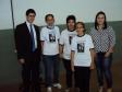 Os defensores públicos Nicholas Moura e Silva e Renata Tsukada e representantes da Pastoral Carcerária.