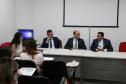 Na imagem temos os Dr. Henrique Gonçalves, . Eduardo Abraão e . Dylliardi Alessi falando com os novos defensores novamente. 