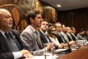 Mesa diretiva do evento