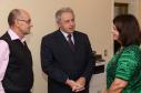 O secretário municipal de Assistência Social, professor Imar Augusto, o prefeito Luiz Carlos Setim e a defensora pública-geral, Josiane Lupion.