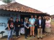 A equipe do CAM e alguns membros da aldeia
