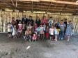 Equipe do NUCIDH com habitantes da comunidade índigena.