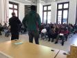 As palestras acontecem na sala de espera do Centro de Atendimento Multidisciplinar, que fica na Sede Central de Atendimento