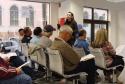 No dia 13 de junho, foi realizada uma palestra piloto na sala de espera do atendimento da sede central de Curitiba. Este primeiro encontro abordou o tema divórcio e teve participação de 14 pessoas que foram convidadas quando procuraram o atendimento da Defensoria. 