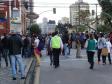 Defensores acompanham manifestação no primeiro dia de jogo da Copa em Curitiba