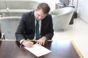O defensor público empossado, dr. Rafael Miranda Santos