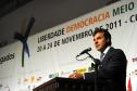 Governador Beto Richa participa da sessão solene de abertura da XXI Conferência Nacional dos Advogados no centro de convenções expounimed.Curitiba, 21/11/2011Foto: AENotícias