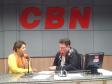 A defensora pública-geral também atendeu a imprensa iguaçuense e esclareceu a população sobre a Defensoria Pública na cidade. Na foto, entrevista à rádio CBN Foz.