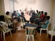 Atividade na Casa de Acolhida São José, em Curitiba. A instituição acolhe a população em situação de rua, que costuma ir até o local na parte da manhã para tomar café e cuidar da higiene pessoal. 