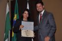 Na ocasião, a defensora pública geral Josiane Lupion foi homenageada pelos relevantes serviços prestados à Justiça do Estado do Paraná.