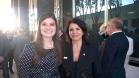 Com Melina Fachin, filha do ministro.