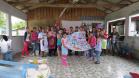 Encontro com as pescadoras em Tibicanga.