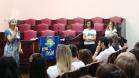 Representantes que defendem o direito à igualdade de gênero também estiveram presentes.