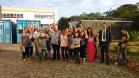 Os alunos do curso, moradores do Jardim Social, com o defensor público Wisley dos Santos.