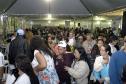 A chuva não afastou o público do "Mutirão da Cidadania". No domingo o movimento também foi intenso.