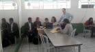 Da esquerda para a direita: defensores públicos Ricardo Menezes da Silva e Olenka Lins e Silva Martins Rocha, a juíza Vanessa Machi, a desembargadora Joeci Camargo, coordenadora do Programa Justiça No Bairro, e o promotor de Justiça Régis Sartori.