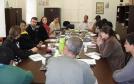 A ouvidora da DPPR, Santa de Souza, também acompanhou a reunião ao lado da assistente social Maria Isabel.