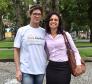 A presidente do Transgrupo Marcela Prado, Rafaelly Wiest, e a coordenadora do Núcleo de Cidadania e Direitos Humanos da DPPR, Camille Vieira da Costa.