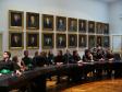 Enquanto aguardavam o início da cerimônia, os novos defensores públicos se reuniram para conversar sobre o futuro da instituição.