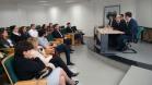 Eduardo Abraão apresentou a nova equipe de administração em uma reunião que contou com a presença de membros e servidores da Defensoria.