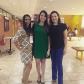 Palestrantes do evento : Da esquerda Alysha ( Psicologa da defensoria publica ) do meio a Lara( coordenadora da comissão de Psicologia jurídica ) da direita Julia ( Psicologa do tribunal de justiça ). 