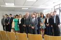 Vice-governadora falando para participantes da visita.