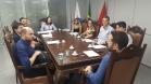 Reunião que trataram do projeto.